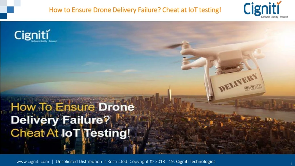 how to ensure drone delivery failure cheat