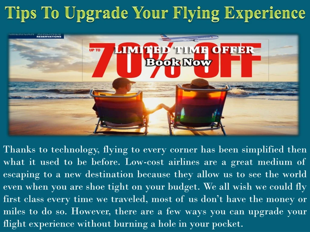tips to upgrade your flying experience