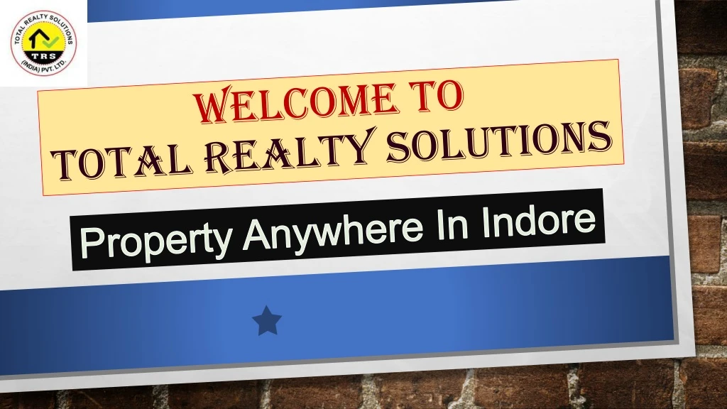 welcome to total realty solutions