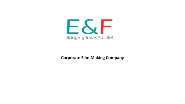 Corporate Film Making Company