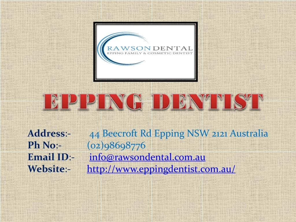 epping dentist