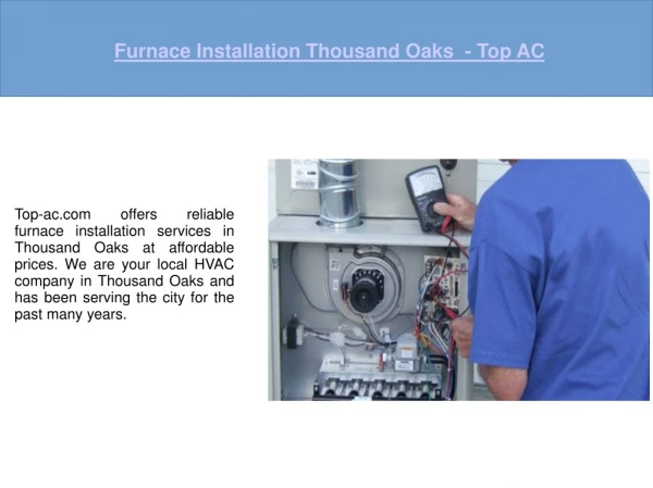 Furnace Installation Thousand Oaks