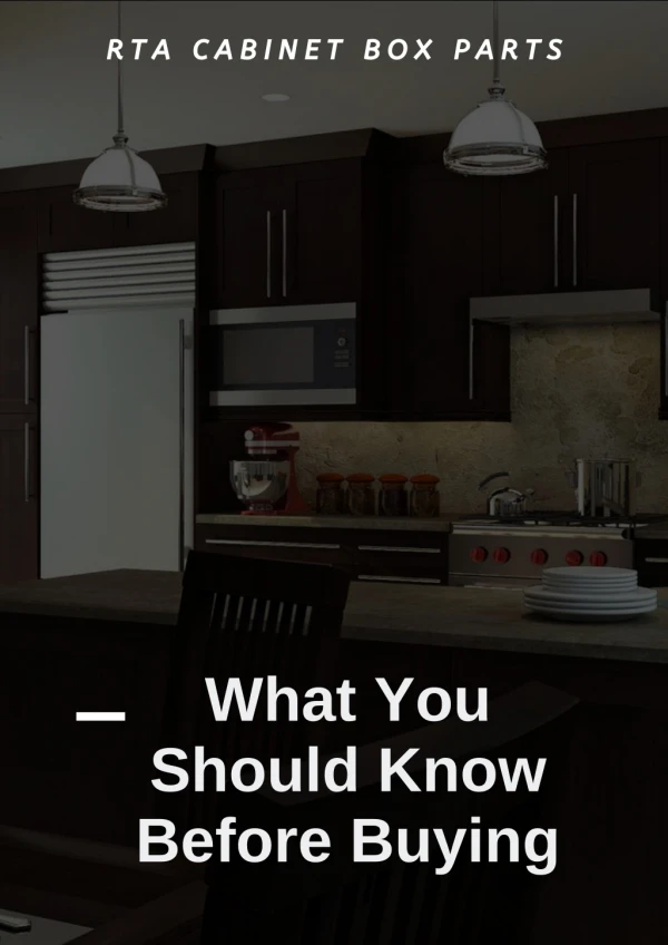 RTA Cabinets-What You Should Know Before Buying