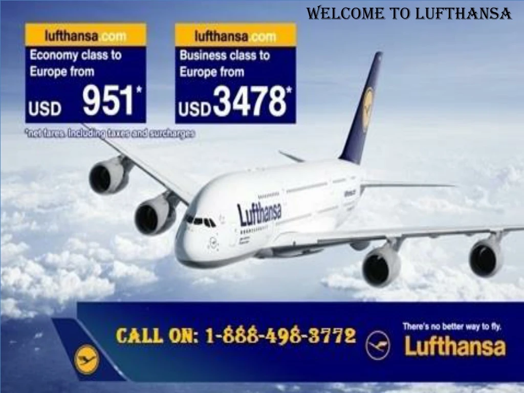 welcome to lufthansa