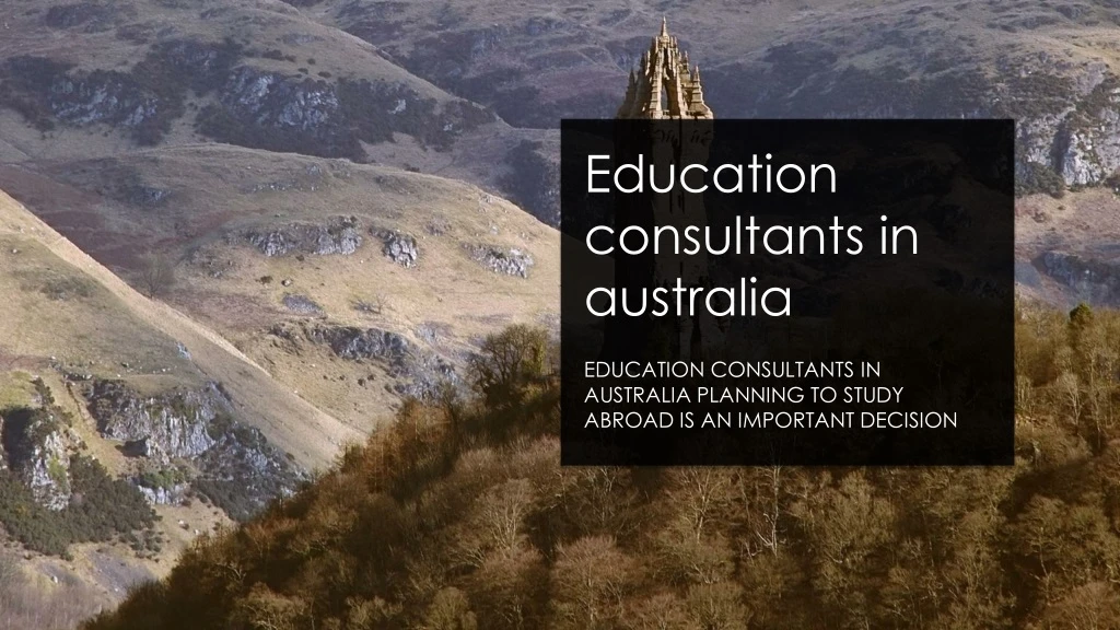 education consultants in australia