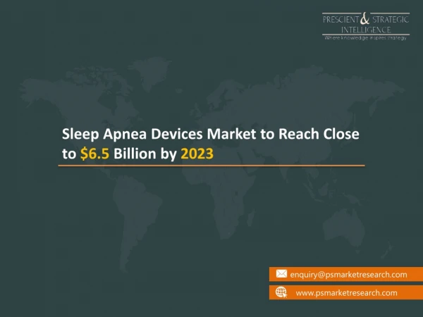 Sleep Apnea Devices Market Worldwide Industry Analysis