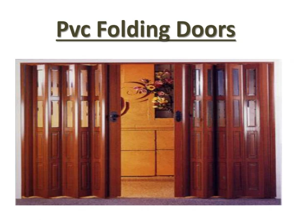 Pvc Folding Doors Dubai