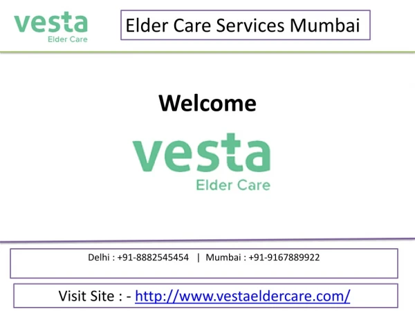 Elder Care Services Mumbai