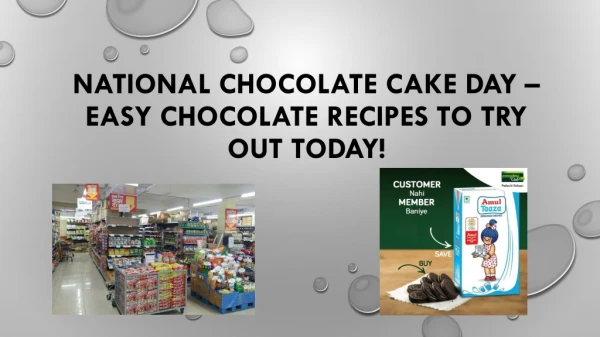 : National Chocolate Cake Day – easy chocolate recipes to try out today!