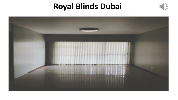 Royal Blinds Dubai