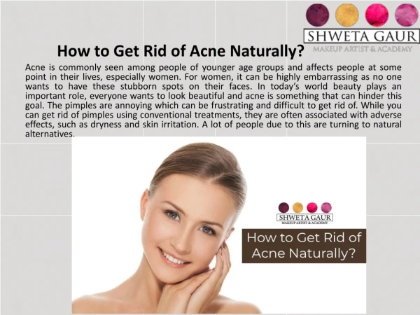 How to Get Rid of Acne Naturally?