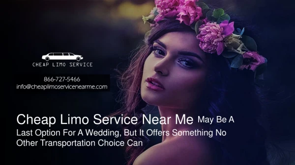 Limo Service Near Me May Be A Last Option For A Wedding