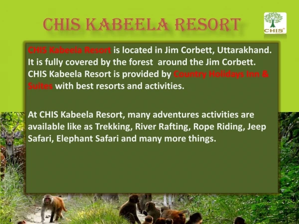 Book CHIS Kabeela Resort at Country Holidays Inn & Suites