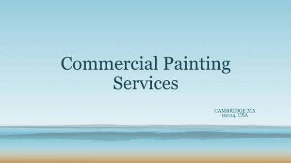 Residential Painting Cambridge MA