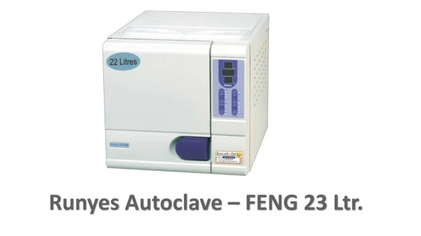 Runyes Autoclave FENG 23 (Class B)