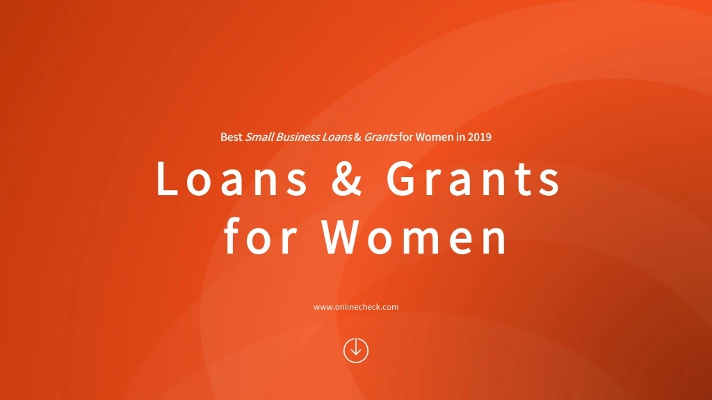 best small business loans grants for women in 2019