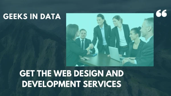 Get The Web Development Services