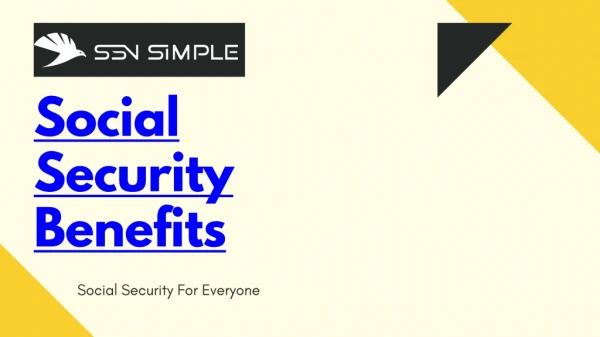 social security benefits - SSN Simple