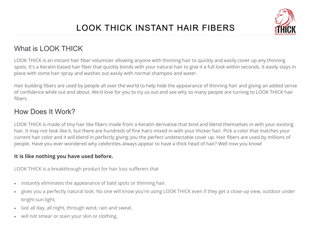look thick instant hair fibers look thick instant
