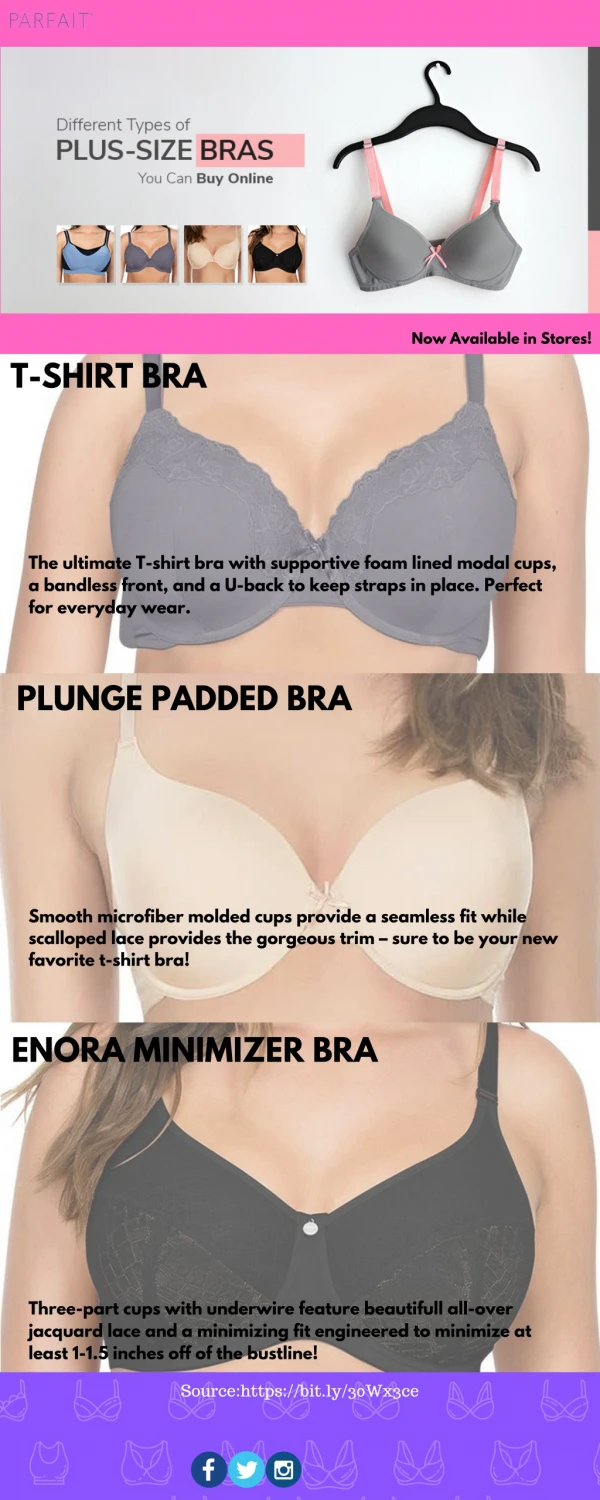 Different Types of Plus-Size Bras You Can Buy Online