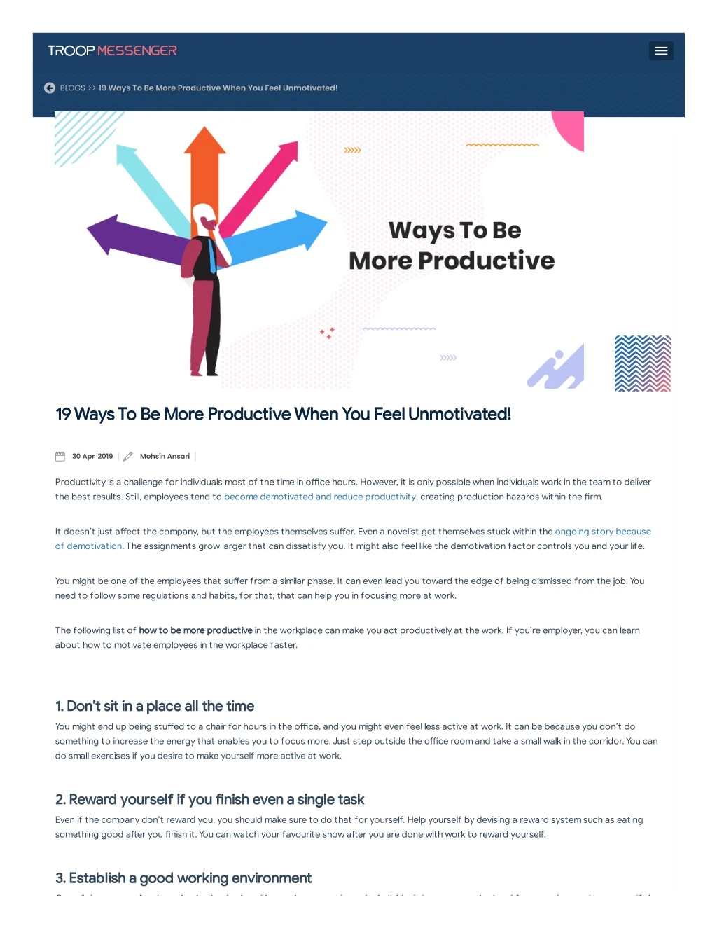blogs 19 ways to be more productive when you feel