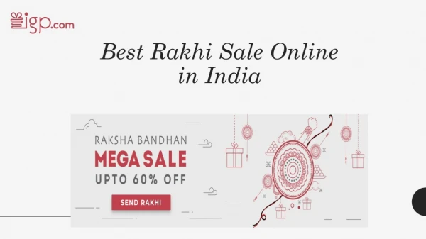 Best Rakhi Sale Online in India