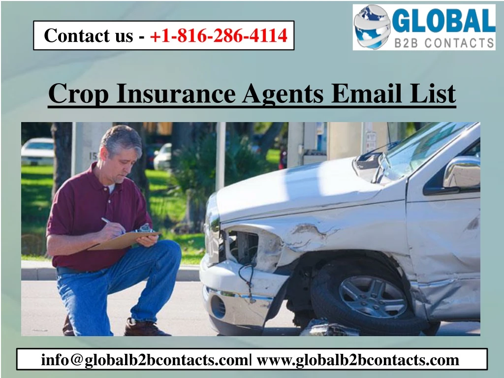 crop insurance agents email list