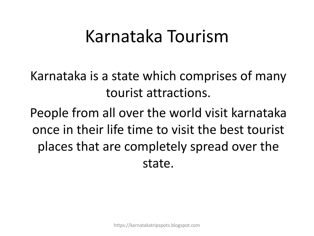 karnataka tourism