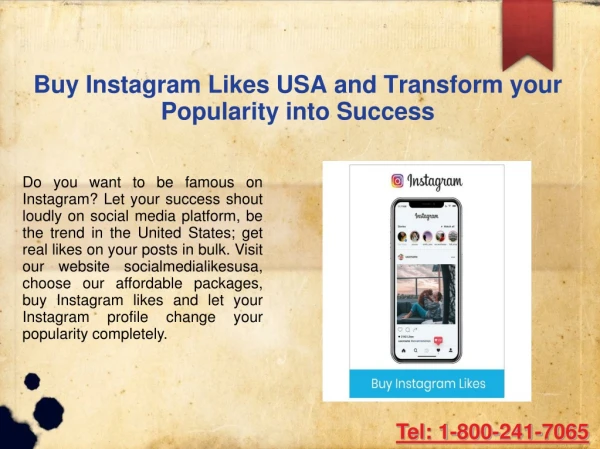 Buy Instagram Likes and Followers USA