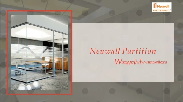 Install partition wall in your home or office