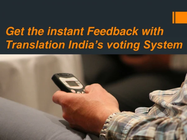 Voting pads in Mumbai - Get Instant feedback from Audience