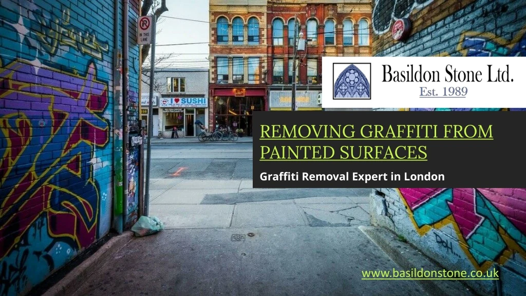 removing graffiti from painted surfaces