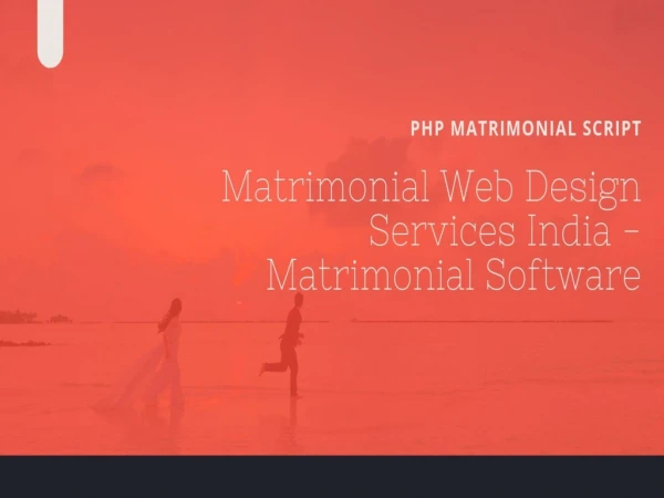 Matrimonial Software - Matrimonial Web Design Services