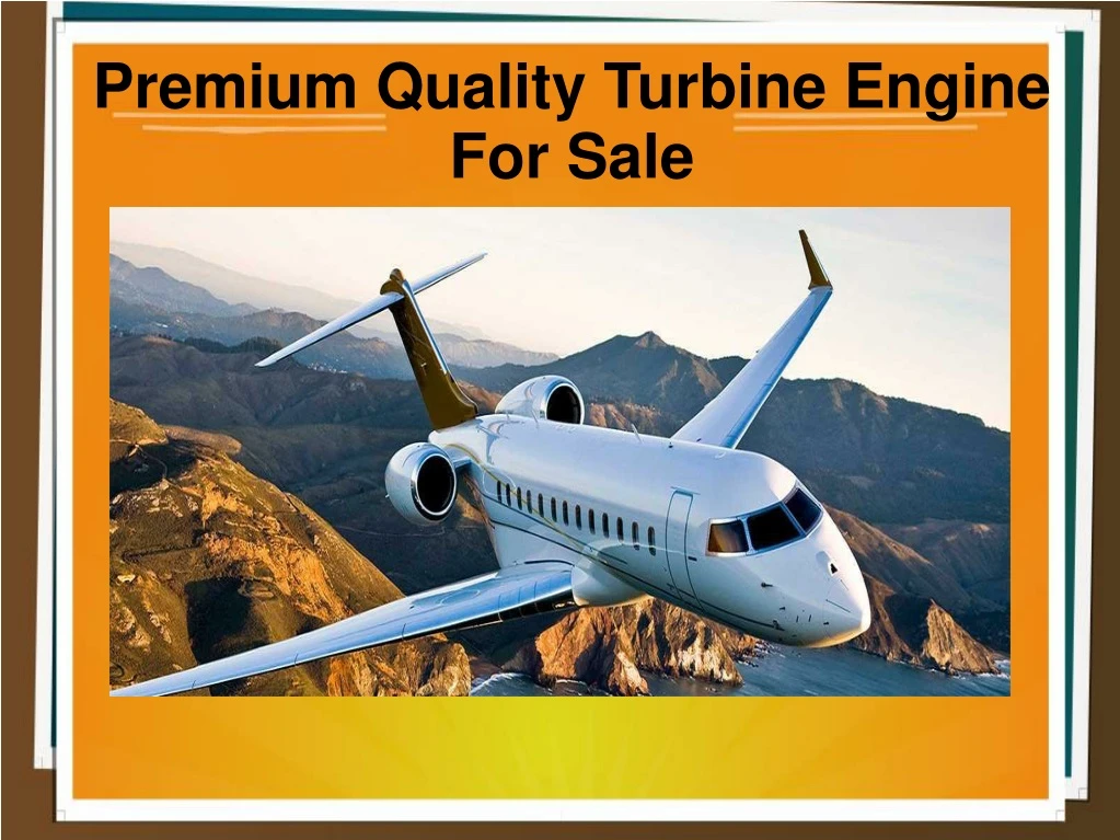 premium quality turbine engine for sale