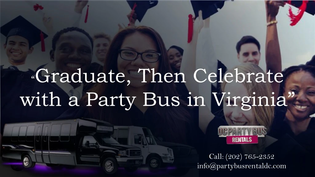 graduate then celebrate with a party