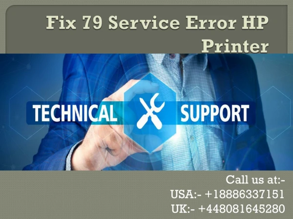 Steps to Fix 79 Service Error HP Printer