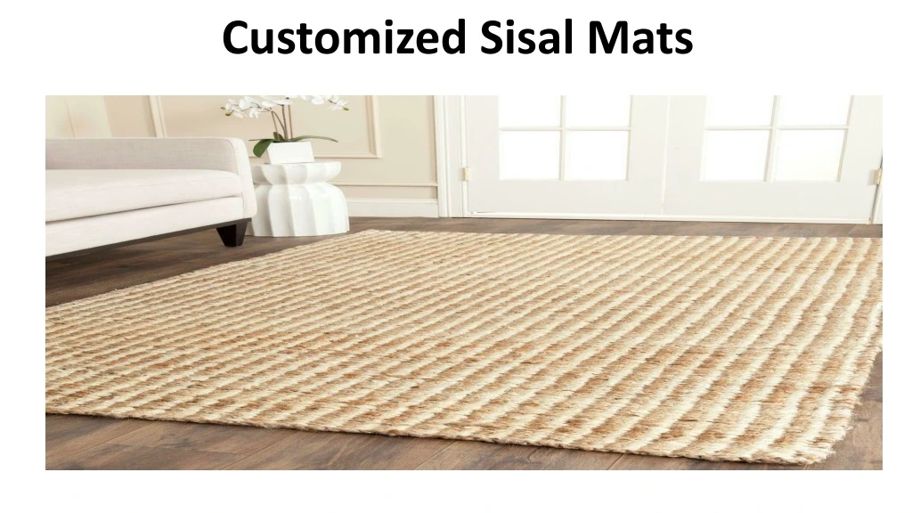 customized sisal mats