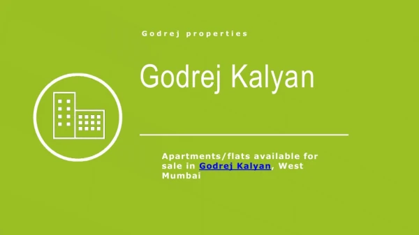 Godrej Kalyan Coming Soon projects Call 8130629360