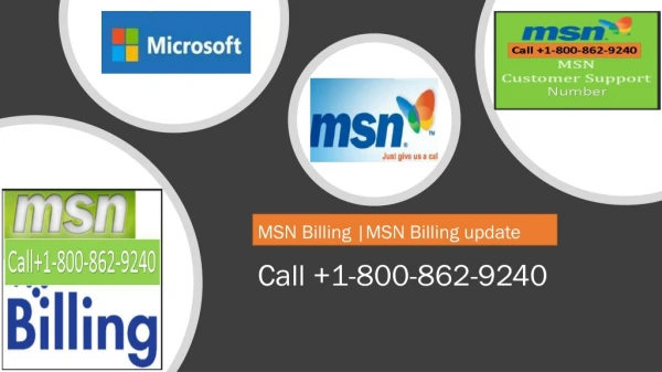MSN BILLING | 1-800-862-9240 | MSN Billing Update