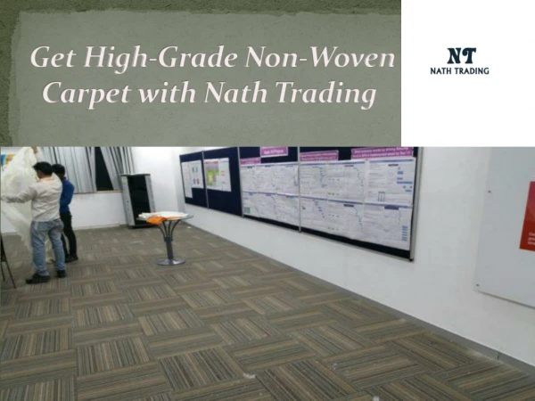 Get High-Grade Non-Woven Carpet with Nath Trading
