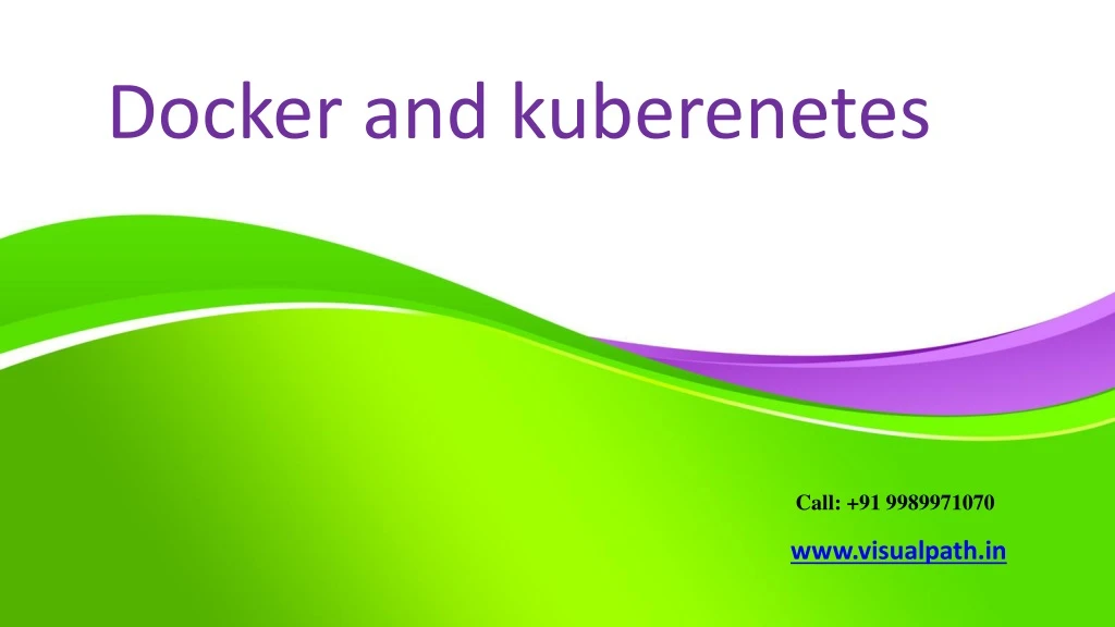 docker and kuberenetes