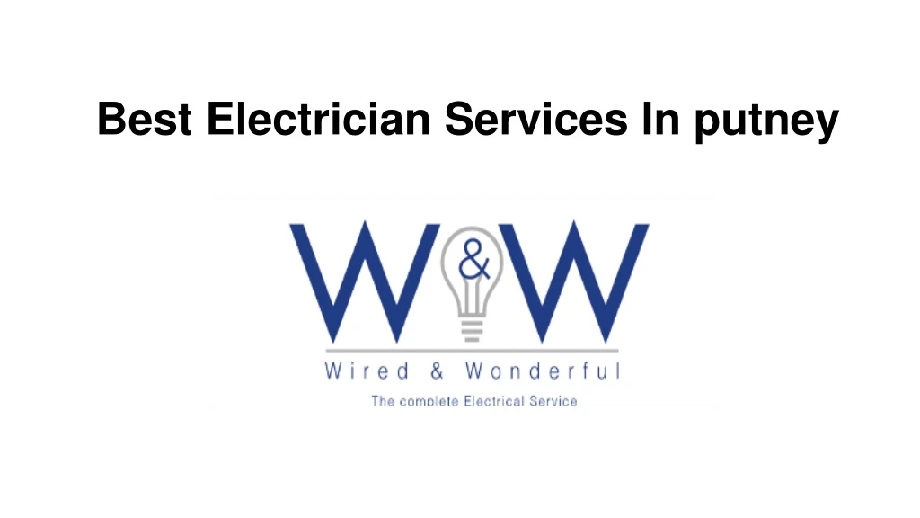 best electrician services in putney