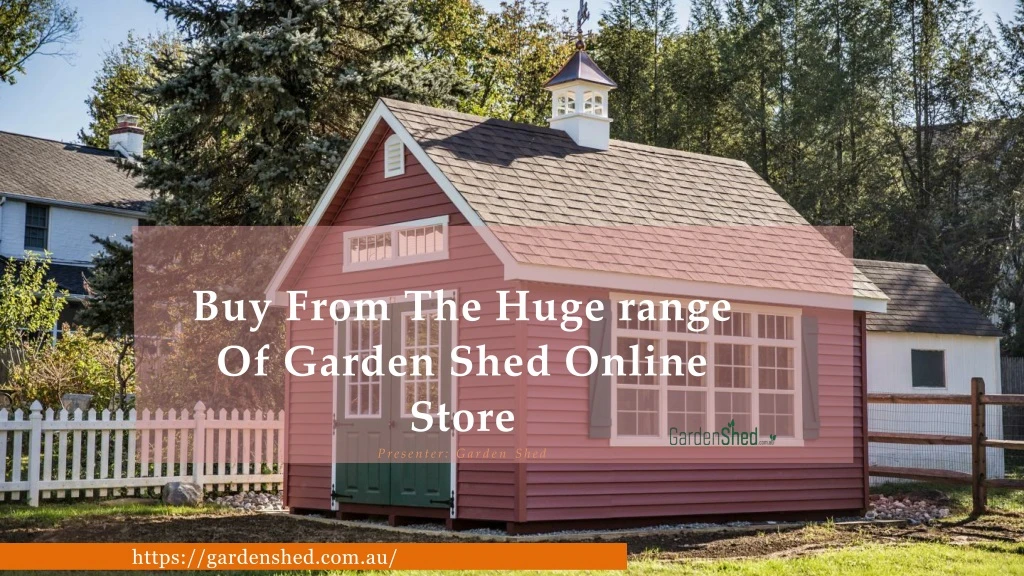 buy from the huge range of garden shed online