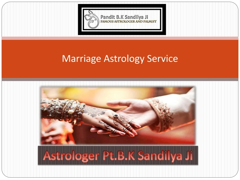 marriage astrology service