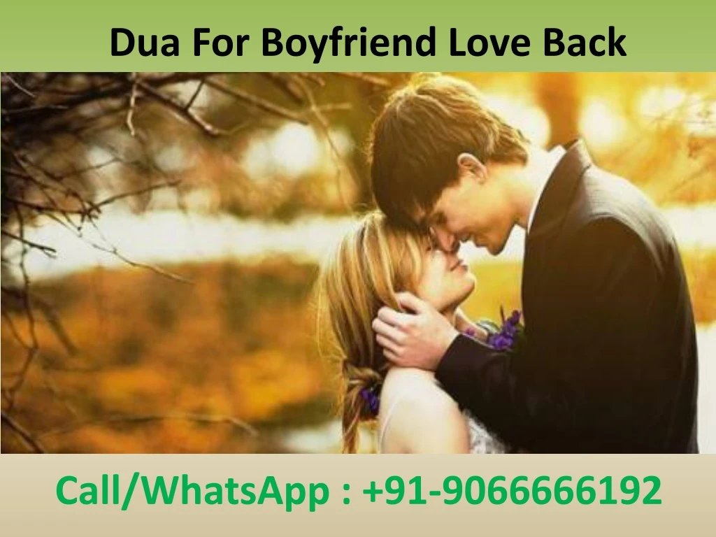 dua for boyfriend love back