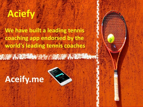 Aceify - Make Your Tennis Coaching Better