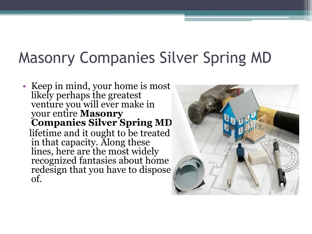 masonry companies silver spring md