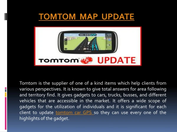 Tomtom Map Update / how-to-update-tomtom-car-gps/
