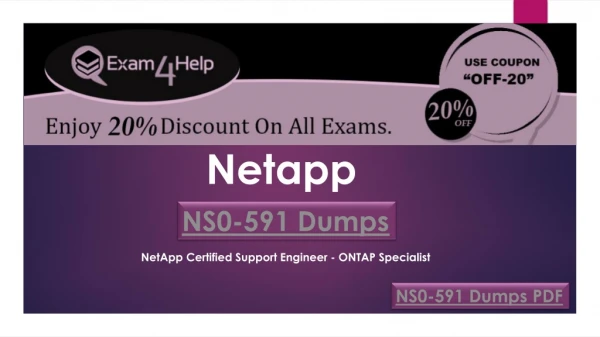 Netapp NS0-591 Practice Test Questions-NS0-591 Exam Dumps | Exam4Help