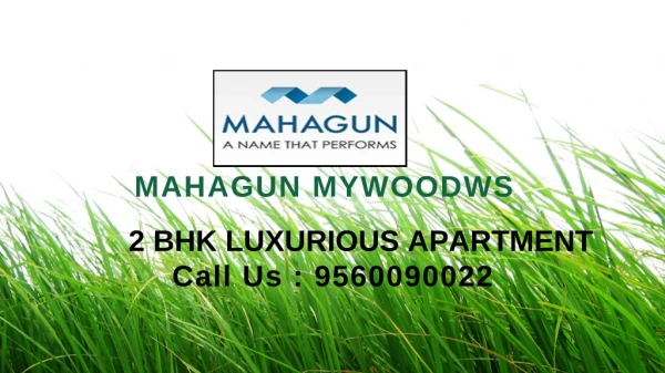 Residential Apartment Available for Sale in Mahagun Mywoods